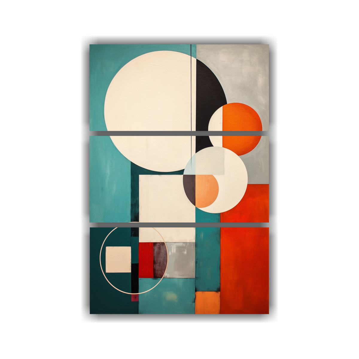 CONJUNTO 3 CUADROS DISEÑO MINIMALISTA ARMONÍA 160X240 CM - 1