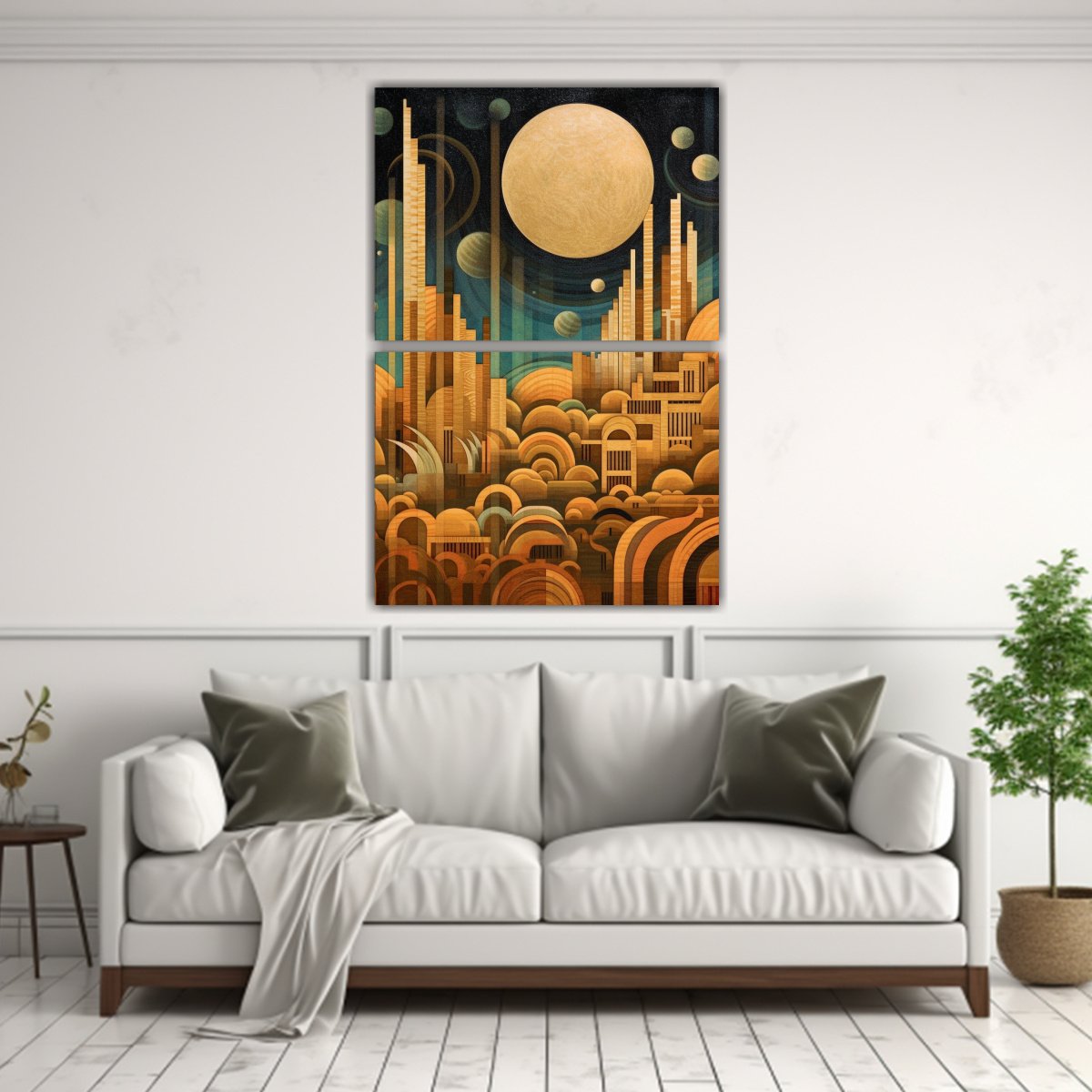 ESCULTURA DE MADERA QUE ILUSTRA EL ARTE DE LA 60X80 CM - 2