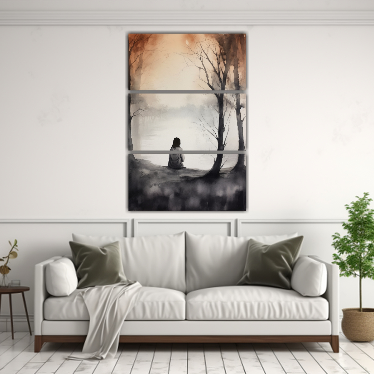 PINTURA EN TELA SOBRE BASTIDOR DE MADERA DE 70X105 CM - 2