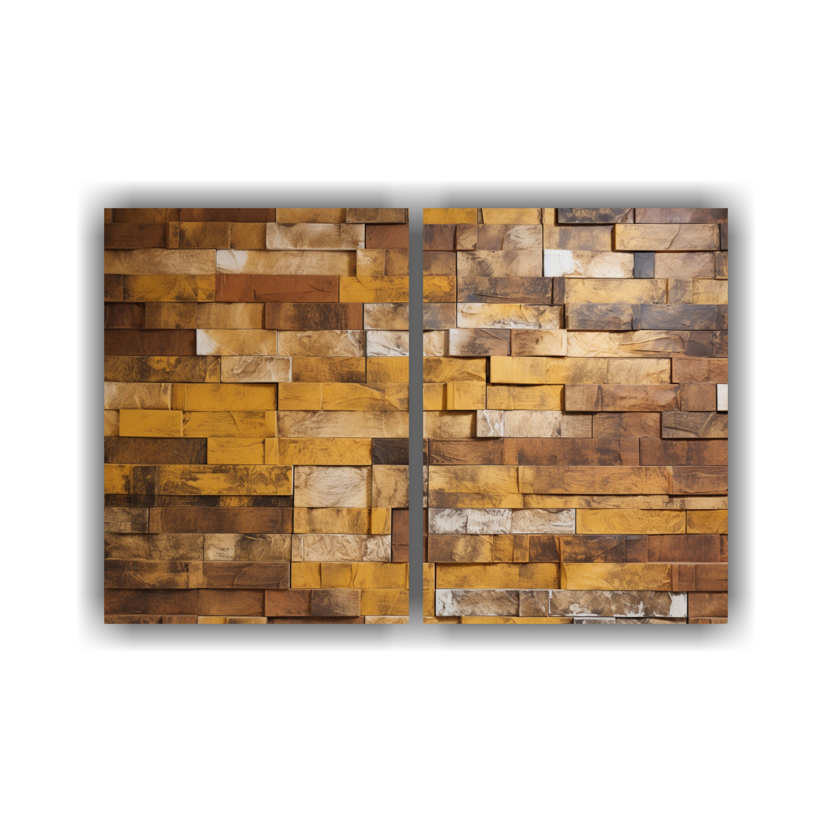 CUADROS ABSTRACTOS EN BASTIDOR: PATRÓN DE 80X60 CM - 1