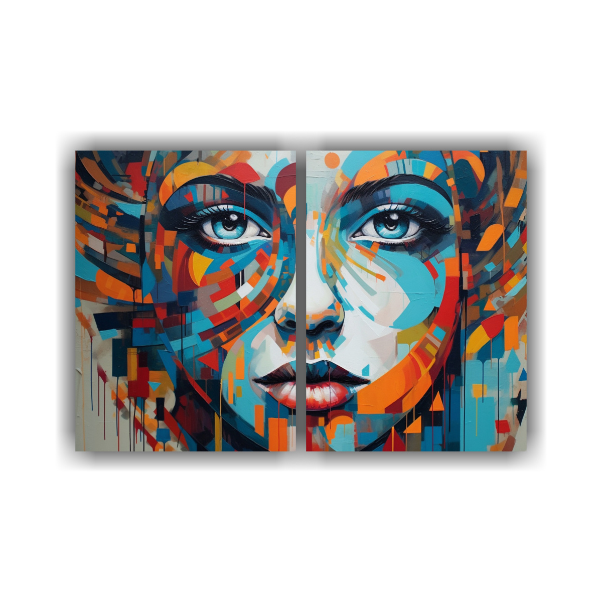 Quadro Dipinto A Mano Mr. Rain Cantautori Italiani | Dimensioni 40x30 Cm Con Cornice | Design Moderno
