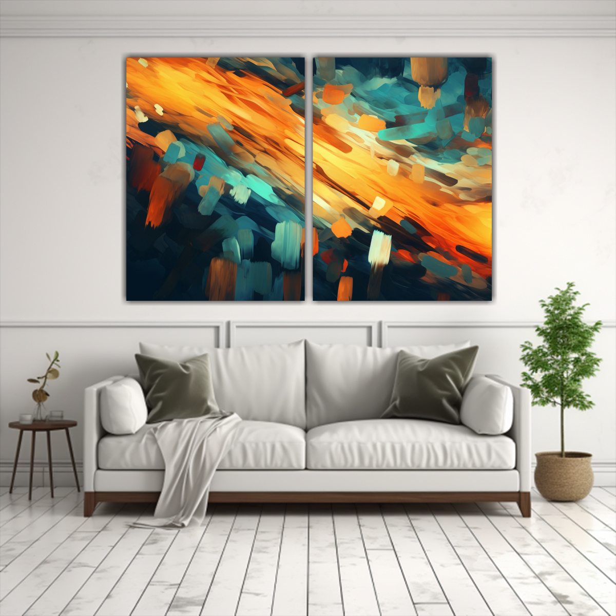 FONDO ABSTRACTO MODERNO PARA DECORACIÓN: SET DE 60X40 CM - 2