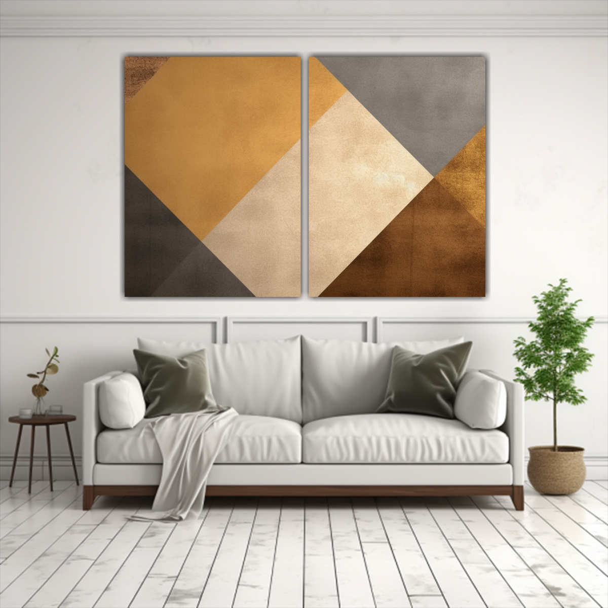 COMPOSICIONES PATRON INTENSO REFINADO EN FONDO 60X45 CM - 2