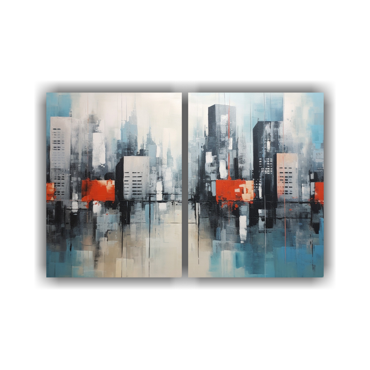 LIENZOS ACUARELA ABSTRACTA MODERNA PARA 60X40 CM - 1