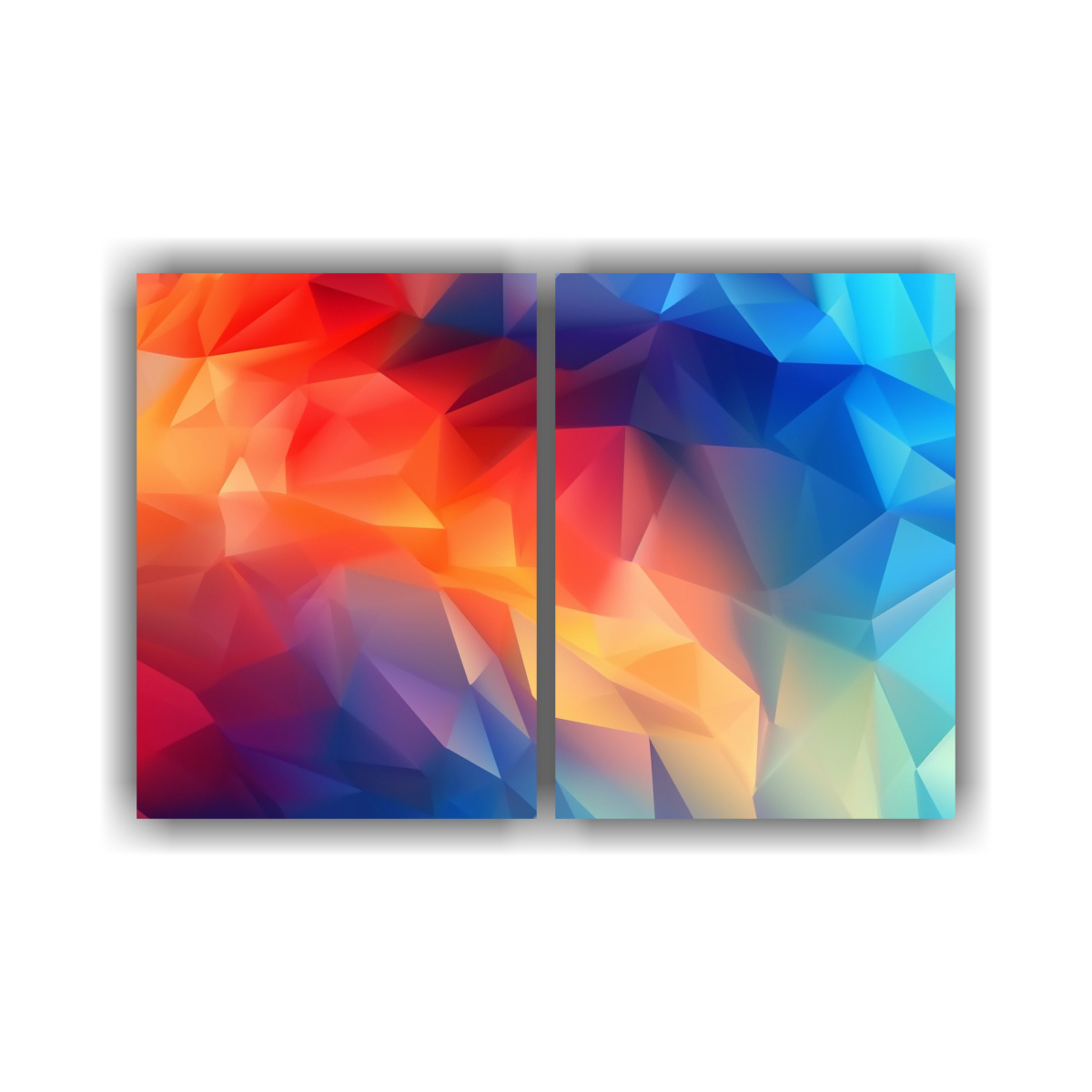 CUADRO ABSTRACTO INSPIRADOR, ONDAS DE LÍNEAS 100X75 CM - 1
