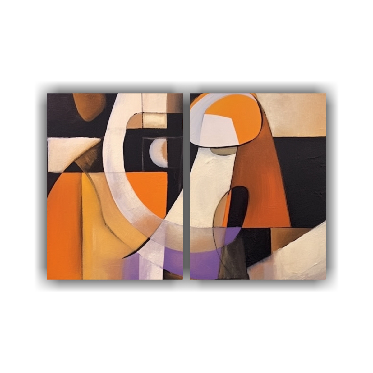 CUADRO HERMOSO TEMÁTICA FIGURA GEOMÉTRICA 120X80 CM - 1