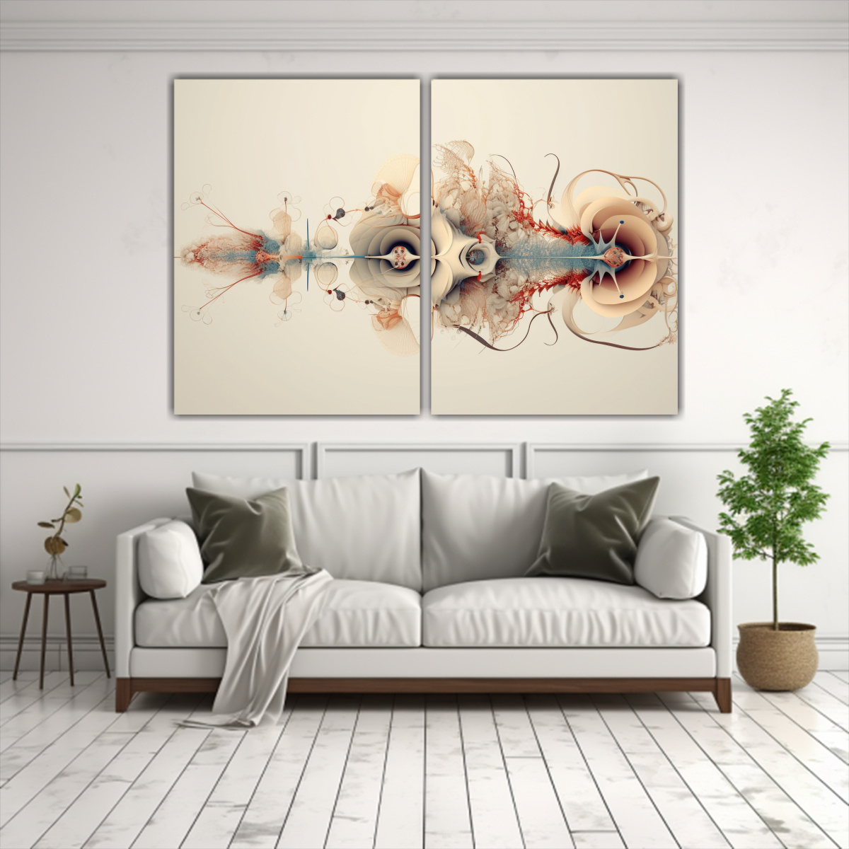 CUADROS DECORATIVOS CON PROTAGONISMO DE ESFERAS 100X75 CM - 2