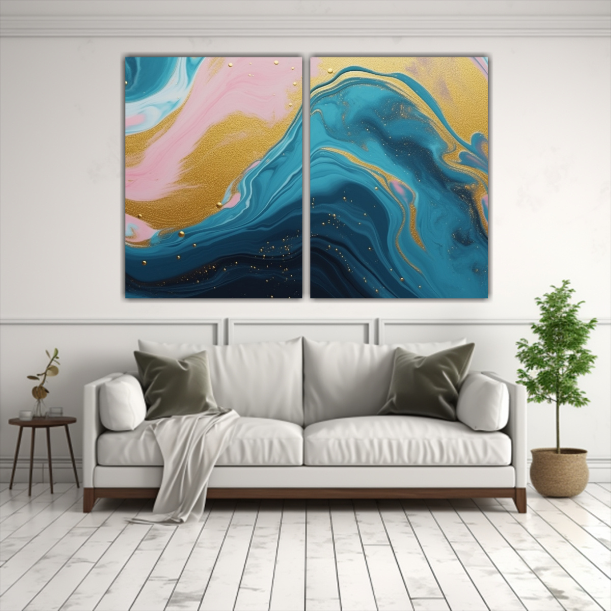 PINTURAS DECORATIVAS CONTEMPORÁNEAS CON 100X65 CM - 2