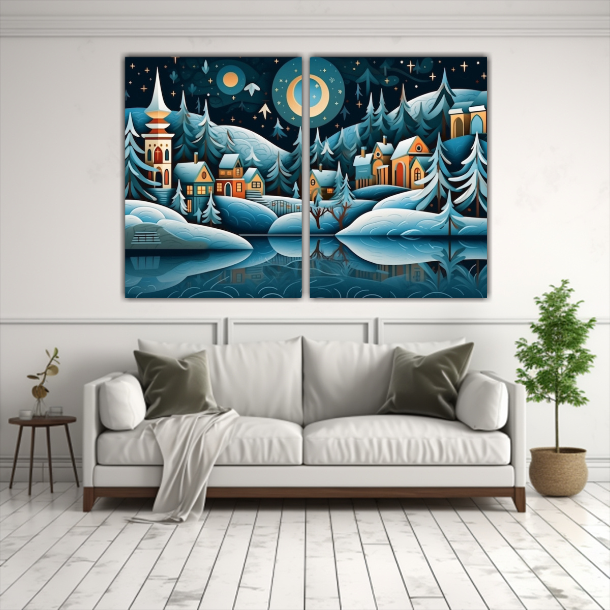 PINTURAS DECORATIVAS DE LIENZO CON DISEÑO 40X30 CM - 2