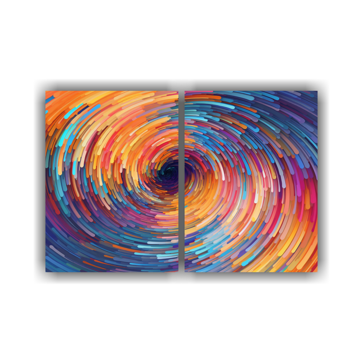 PINTURAS DECORATIVAS JUVENILES DE VORTEX Y PÍXEL 40X30 CM - 1