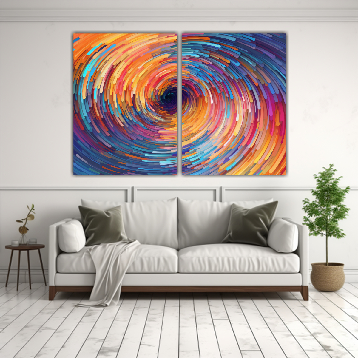 PINTURAS DECORATIVAS JUVENILES DE VORTEX Y PÍXEL 40X30 CM - 2