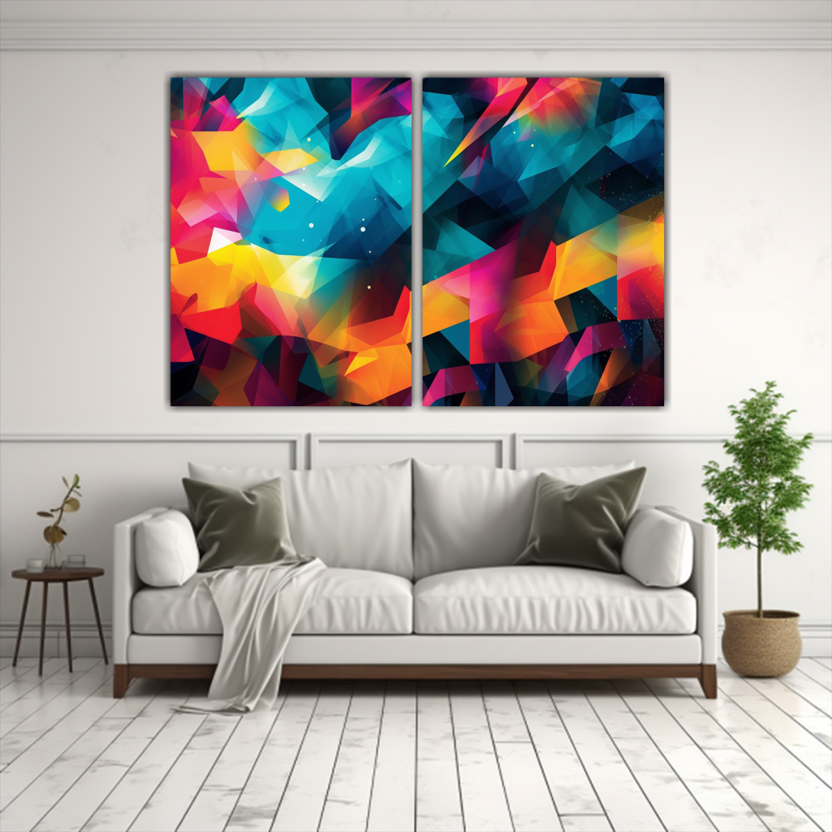 PINTURAS DECORATIVAS PARA SALA: CREATIVIDAD Y 60X45 CM - 2