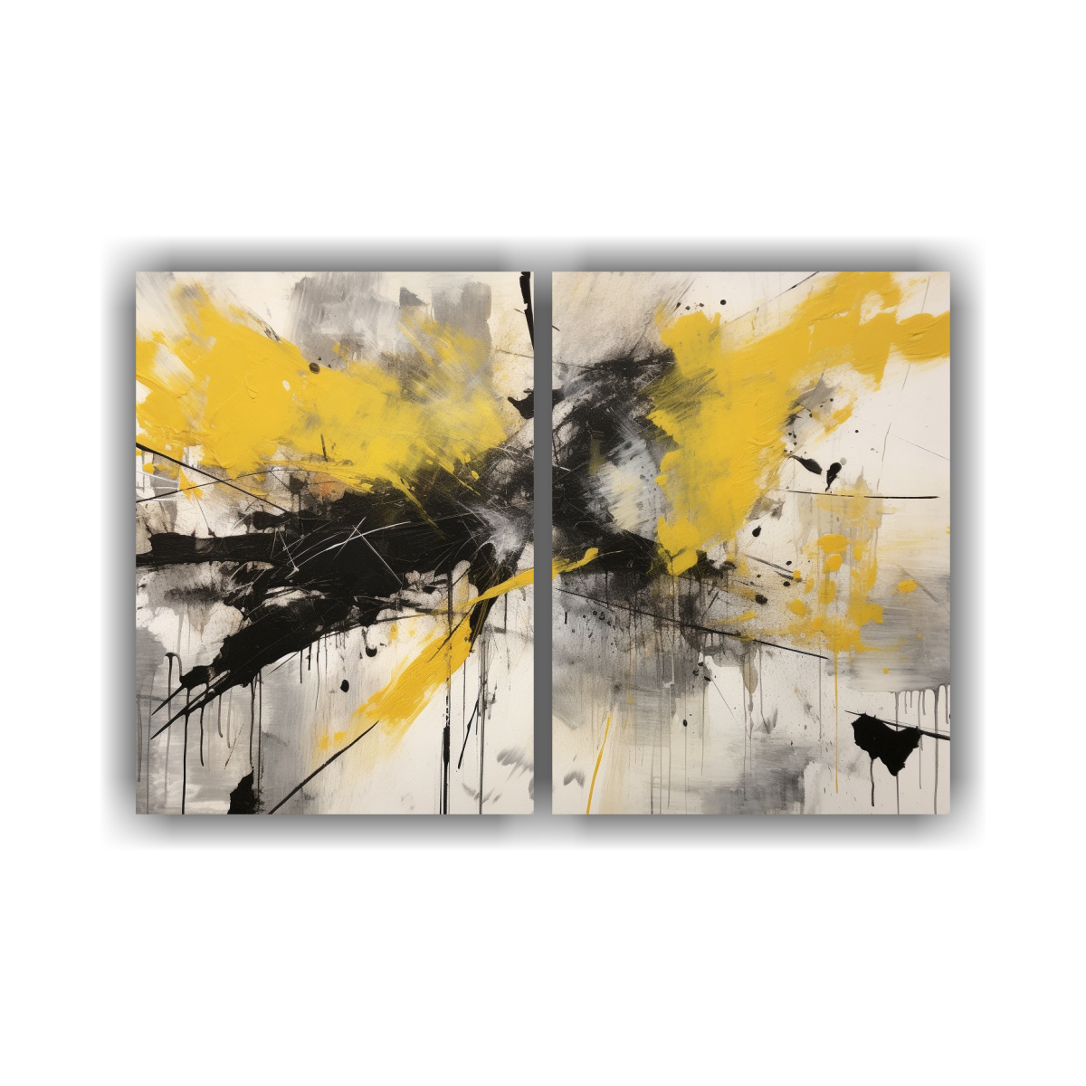 CONJUNTO DE ARTE COMPOSICIÓN DURADERA CON 100X65 CM - 1