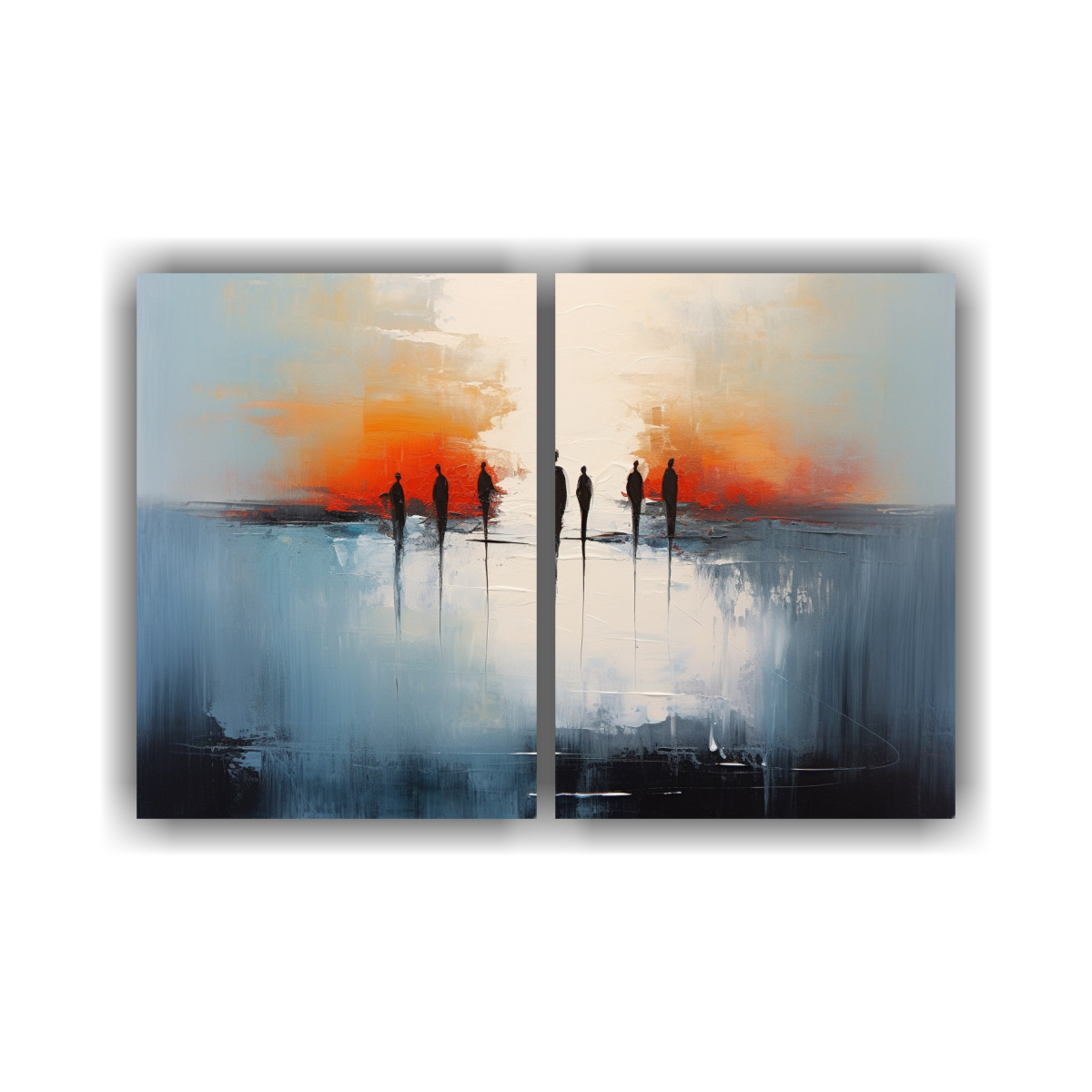 CUADROS MODERNOS ABSTRACTOS CON INSPIRACIÓN VITAL 100X65 CM - 1