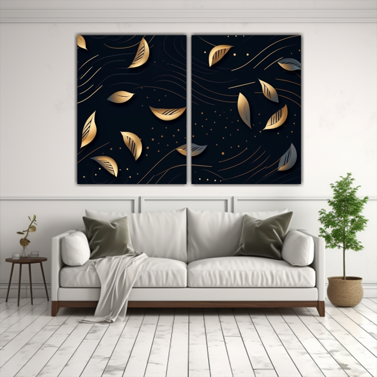 LIENZOS MINIMALISTAS CON SENSIBILIDAD ARTÍSTICA 60X45 CM - 2