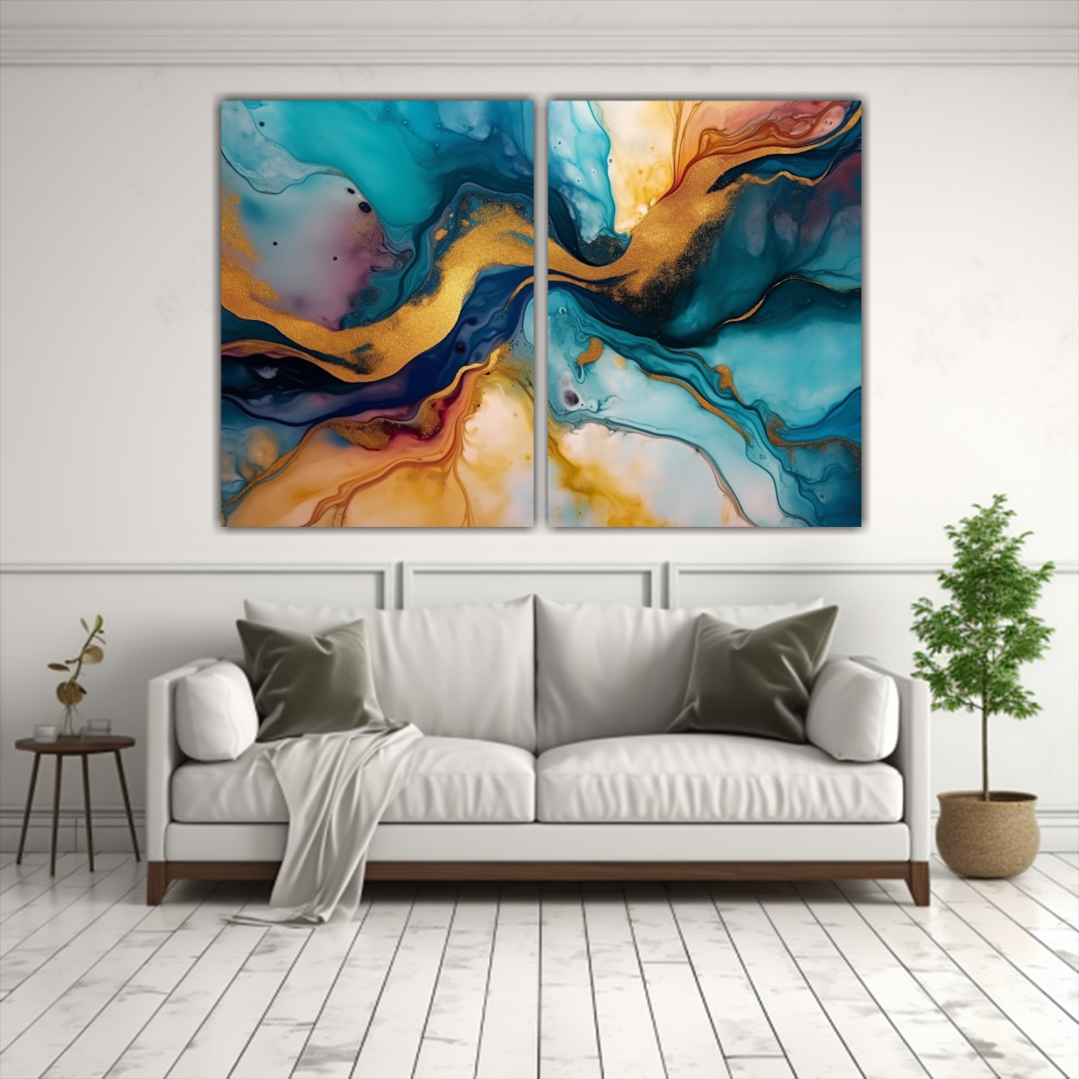 COMPOSICIONES ABSTRACTAS EQUILIBRIO VISUAL 100X65 CM - 2