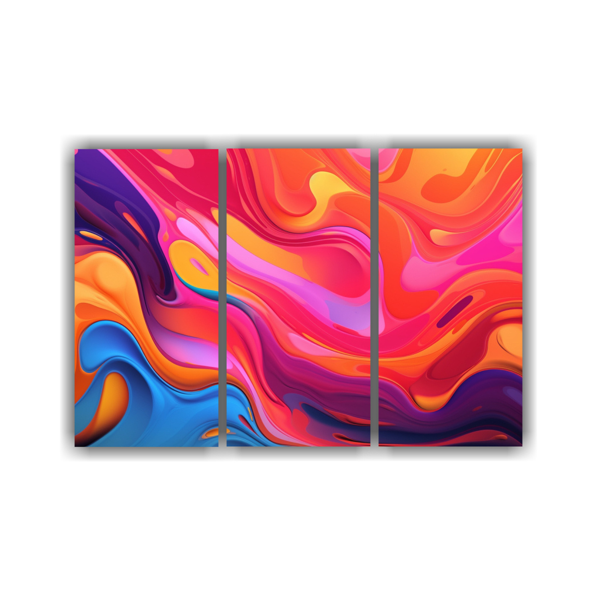 BANNER DE FIESTA CON DISEÑO DE COLORES LÍQUIDOS 150X100 CM - 1
