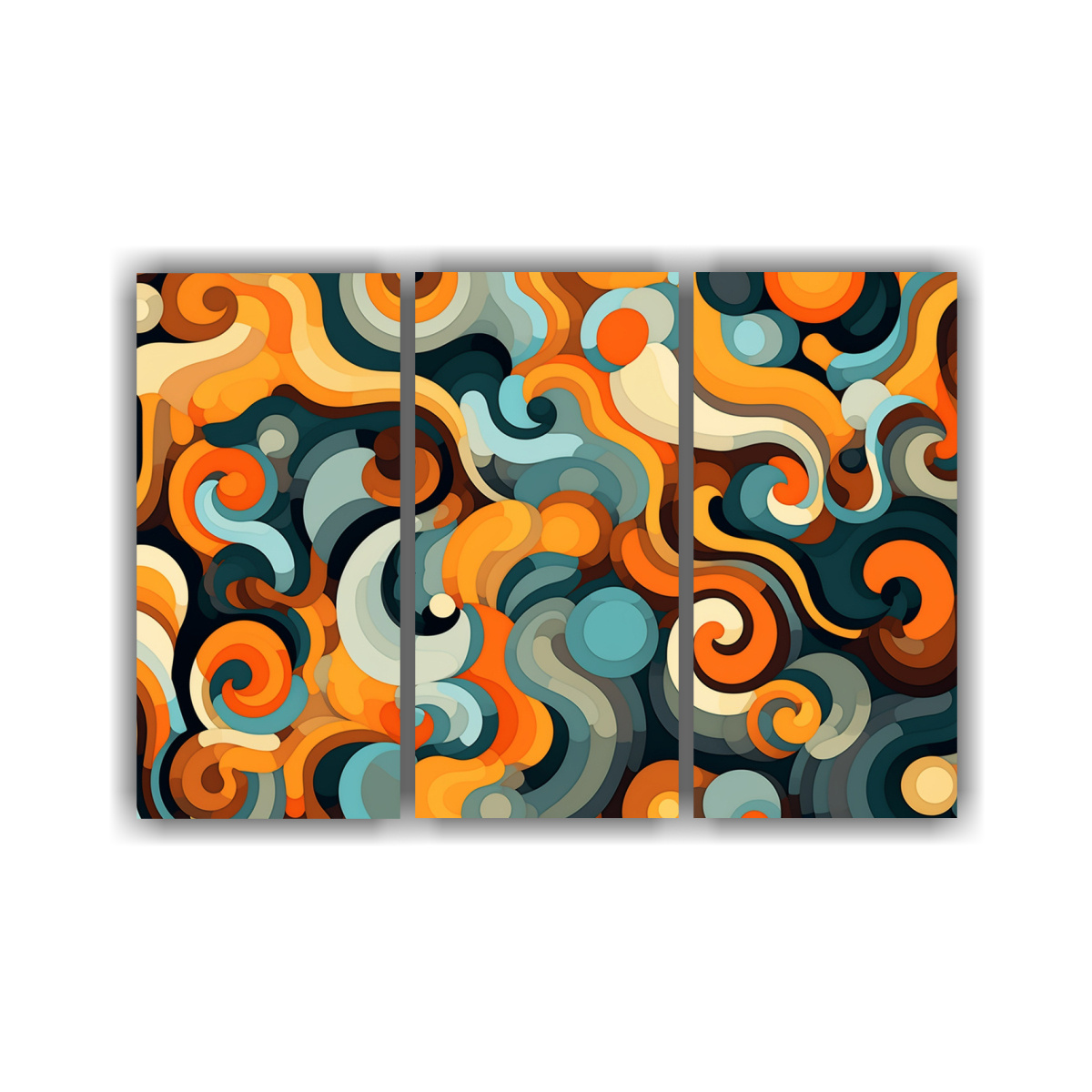 CUADROS DECORATIVOS CON ABSTRACTOS PATRONES EN 75X50 CM - 1