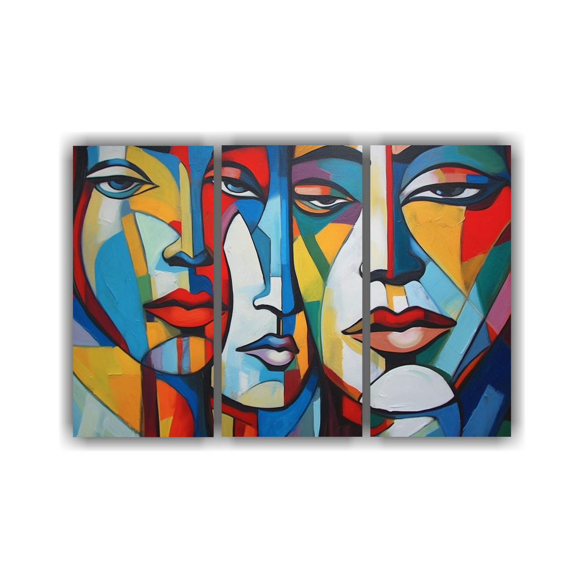 PINTURAS DECORATIVAS DE EXPRESIONISMO ACUARELA 150X100 CM - 1