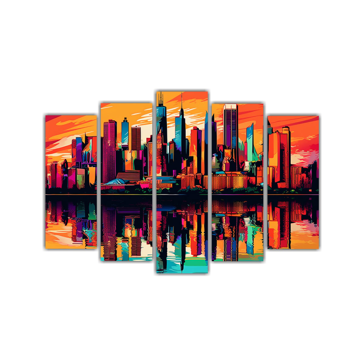 PINTURAS DECORATIVAS JUVENILES MOVIMIENTO 225X150 CM - 1