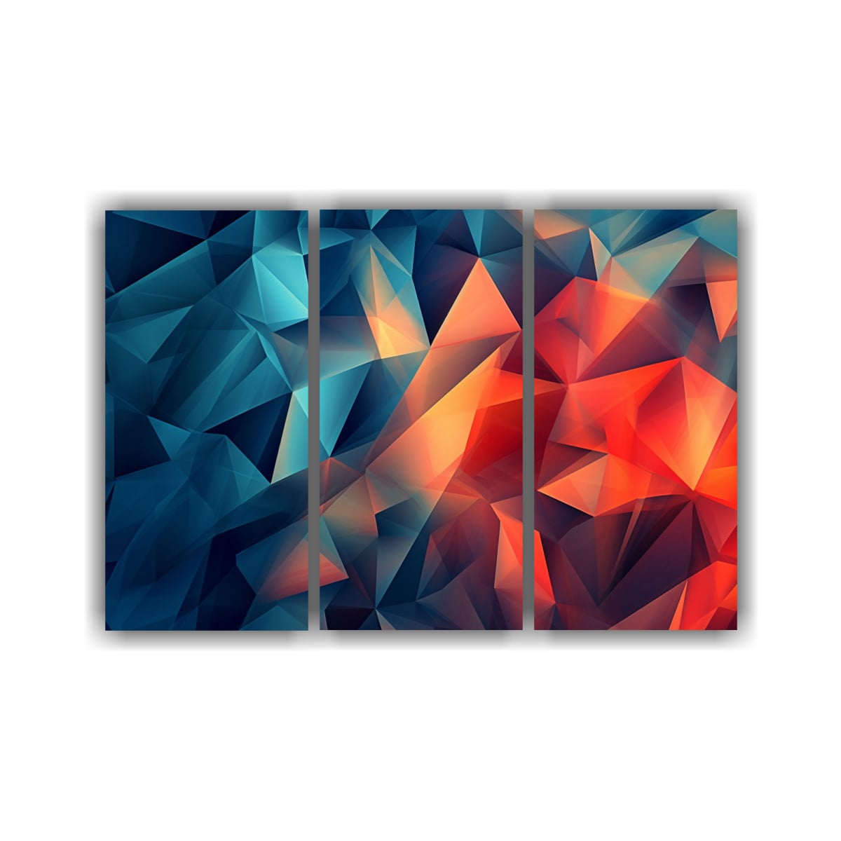 CUADRO ABSTRACTO MODERNO DE PATRÓN ALTAMENTE 210X140 CM - 1