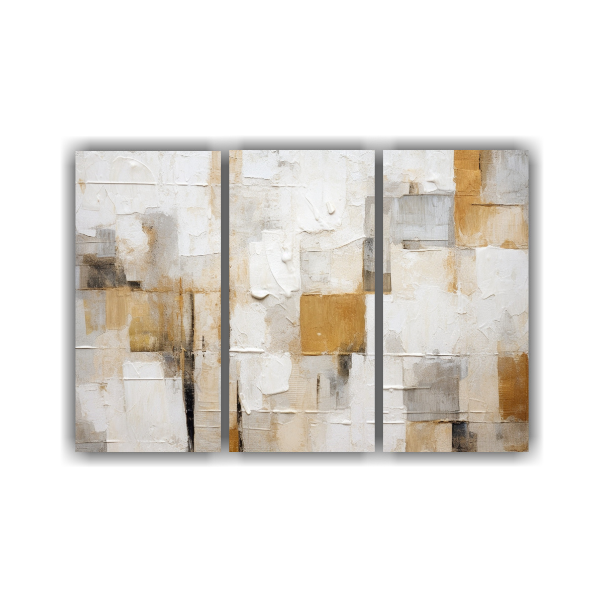 LIENZOS VINTAGE ABSTRACTOS GEOMÉTRICOS CON 105X70 CM - 1