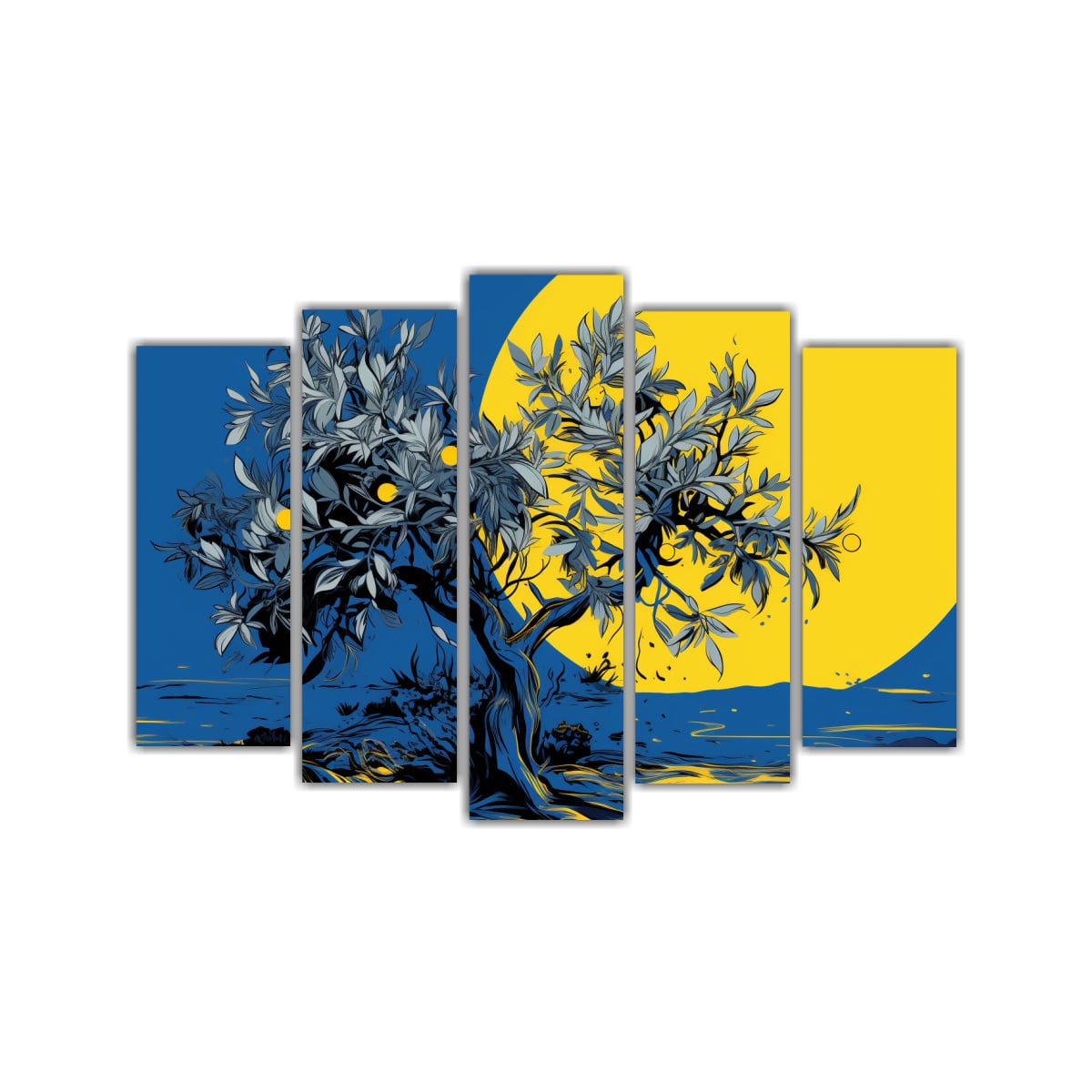 PINTURAS DECORATIVAS CON AMBIENTE NEONOIR EN 125X75 CM - 1