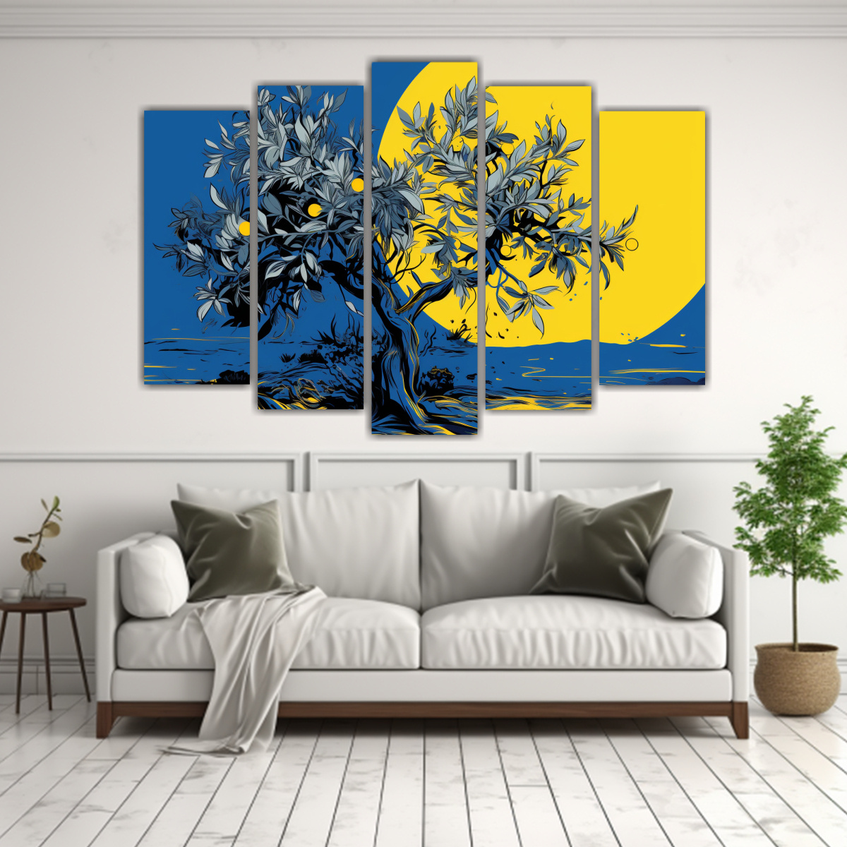 PINTURAS DECORATIVAS CON AMBIENTE NEONOIR EN 125X75 CM - 2