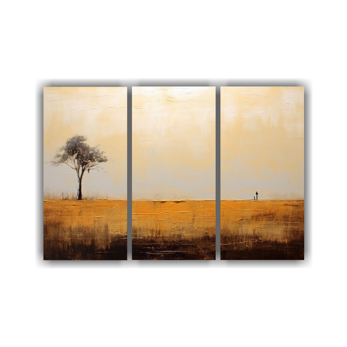 CUADROS MODERNOS COCINA: PAISAJES MINIMALISTAS DE 240X160 CM - 1