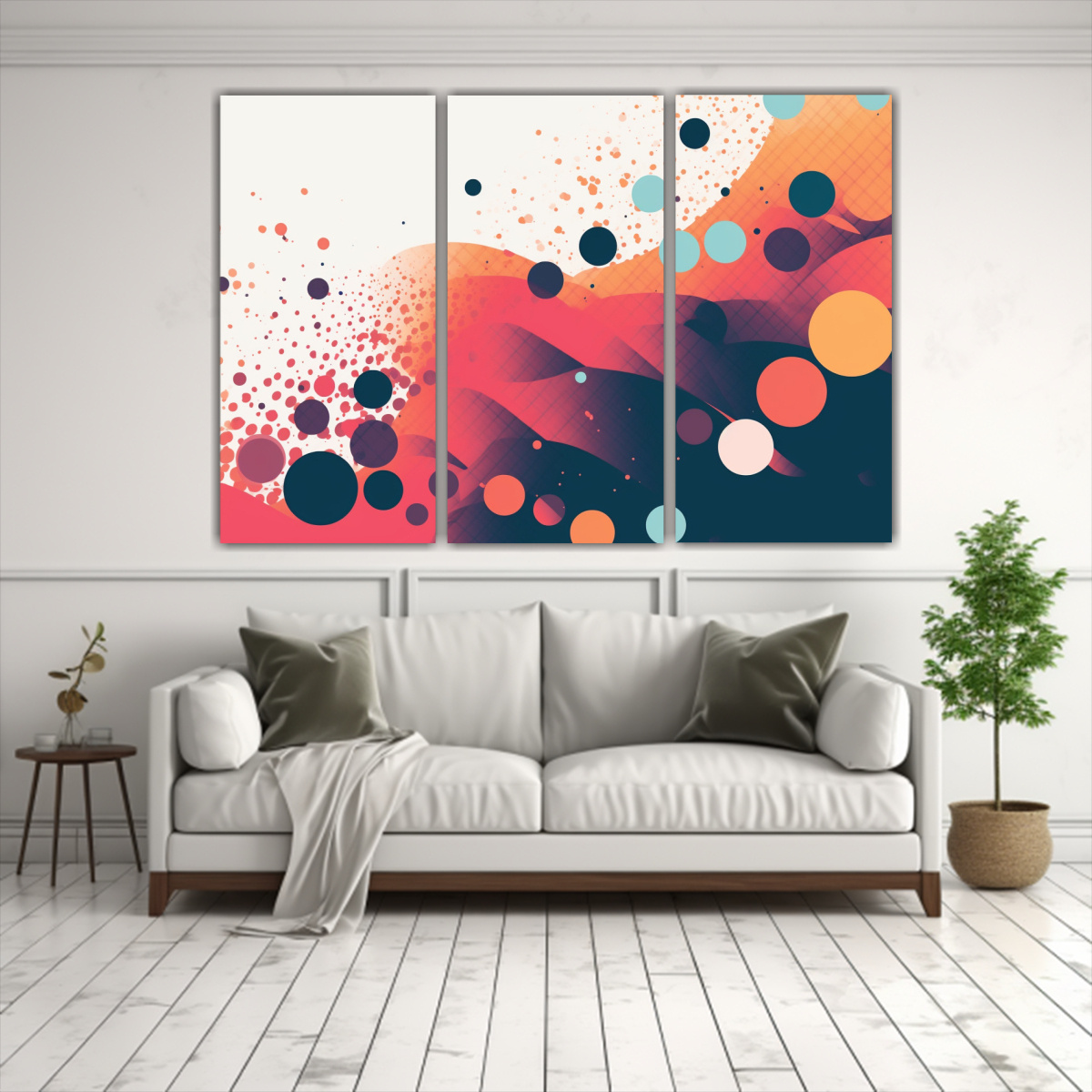 PINTURAS ABSTRACTAS CON PATRÓN INTENSO SOBRE 120X80 CM - 2