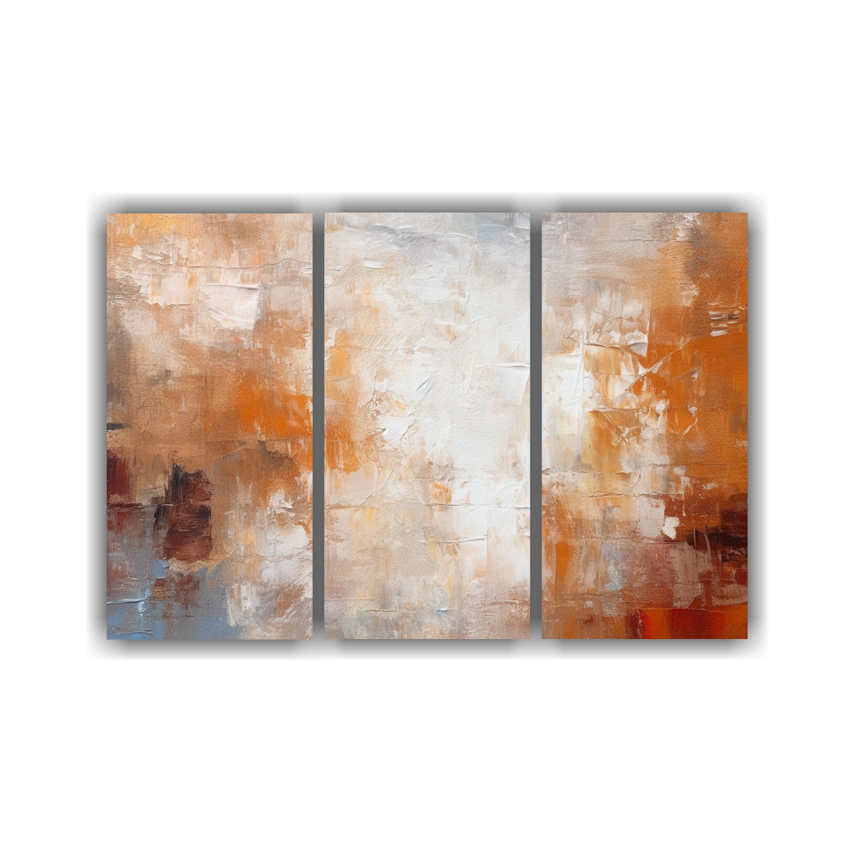 PINTURAS DE DECORACIÓN EN LIENZO CON TEXTURA 60X40 CM - 1