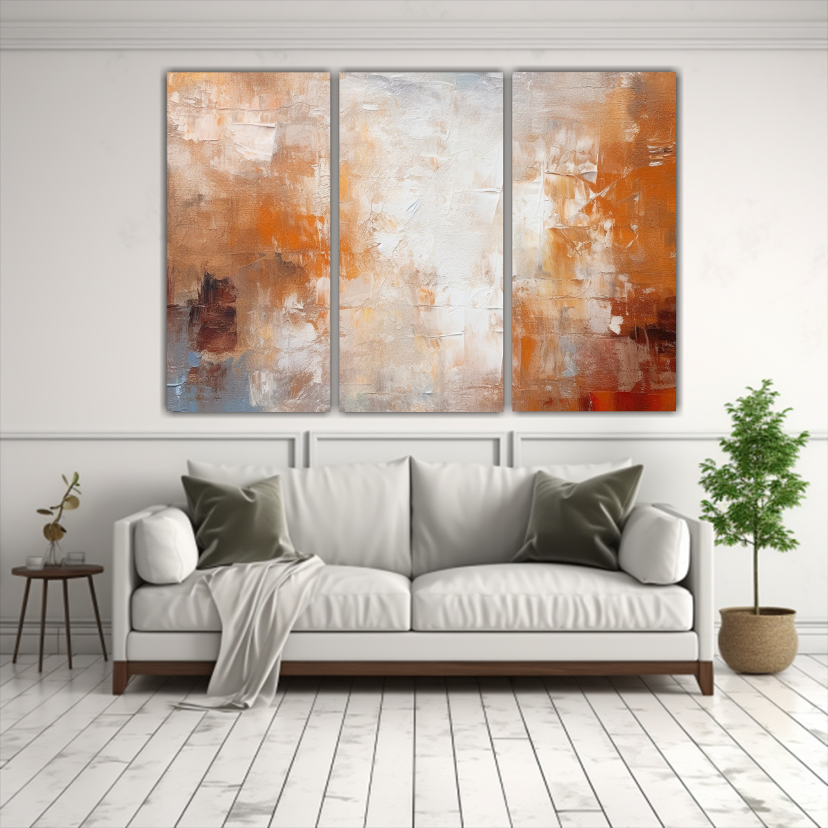 PINTURAS DE DECORACIÓN EN LIENZO CON TEXTURA 60X40 CM - 2