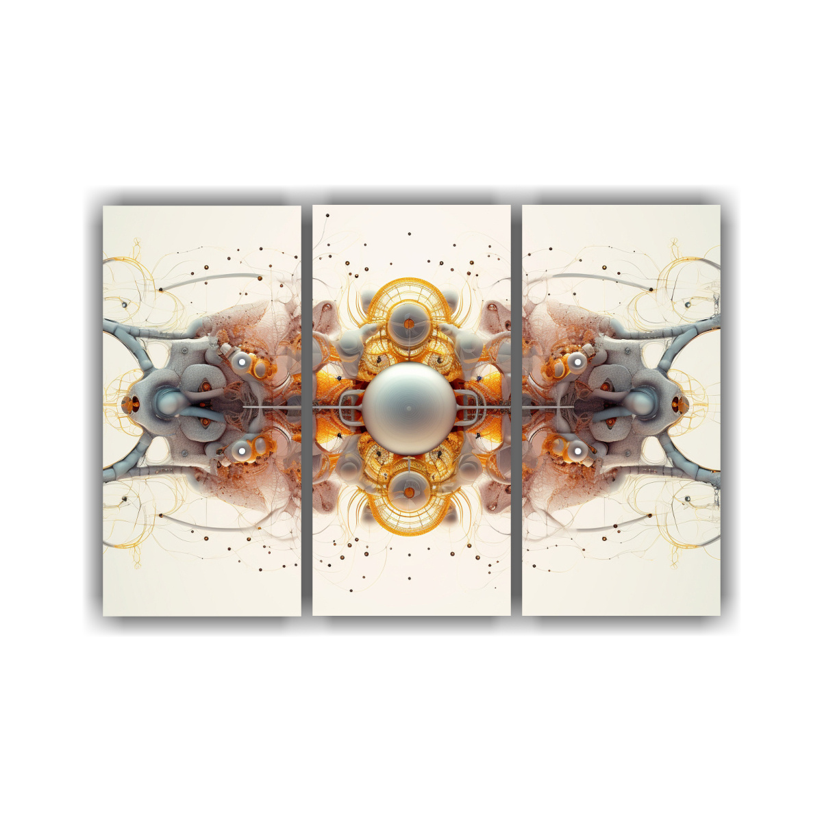 CUADROS DECORATIVOS CON IMPACTANTES ESFERAS 150X100 CM - 1