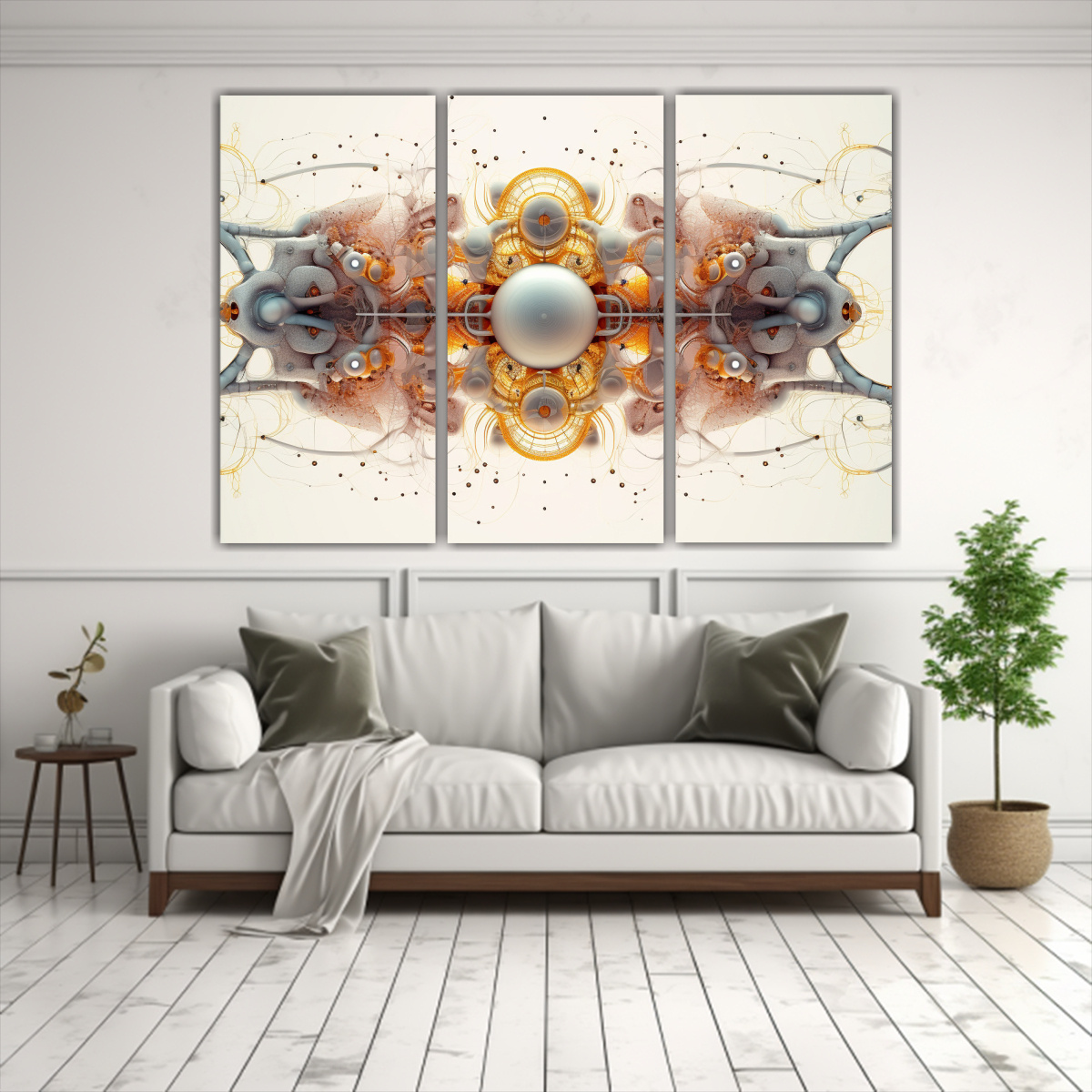 CUADROS DECORATIVOS CON IMPACTANTES ESFERAS 150X100 CM - 2