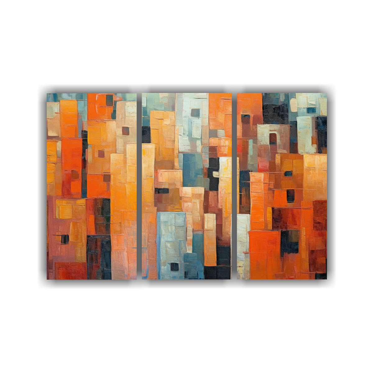 LIENZOS DE CIUDAD VIBRANTE PARA DECORACIÓN 210X140 CM - 1