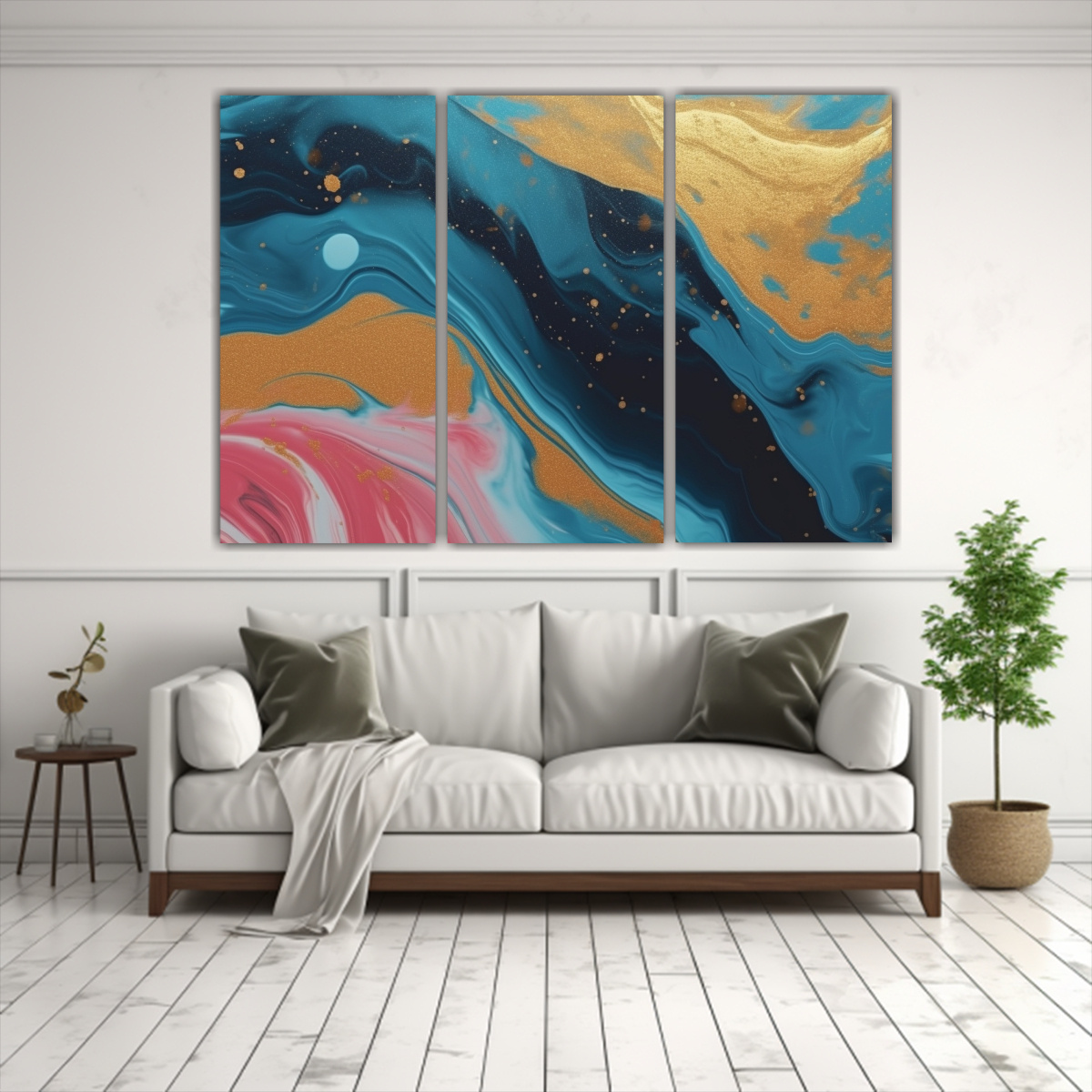 PINTURAS DECORATIVAS CONTEMPORÁNEAS DE MÁRMOL 240X160 CM - 2