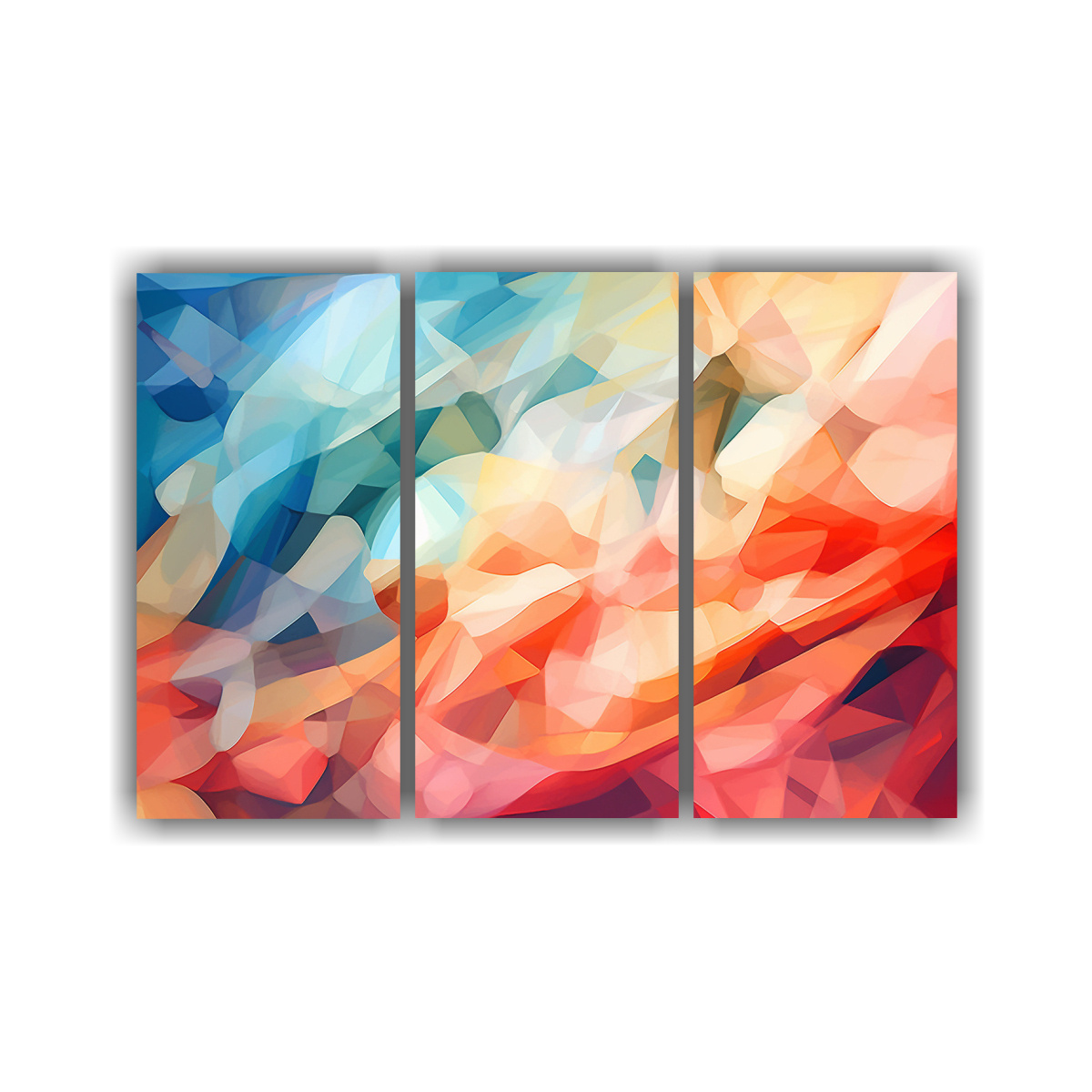 PINTURAS DE PARED ABSTRACTAS CONCEPTO 90X60 CM - 1