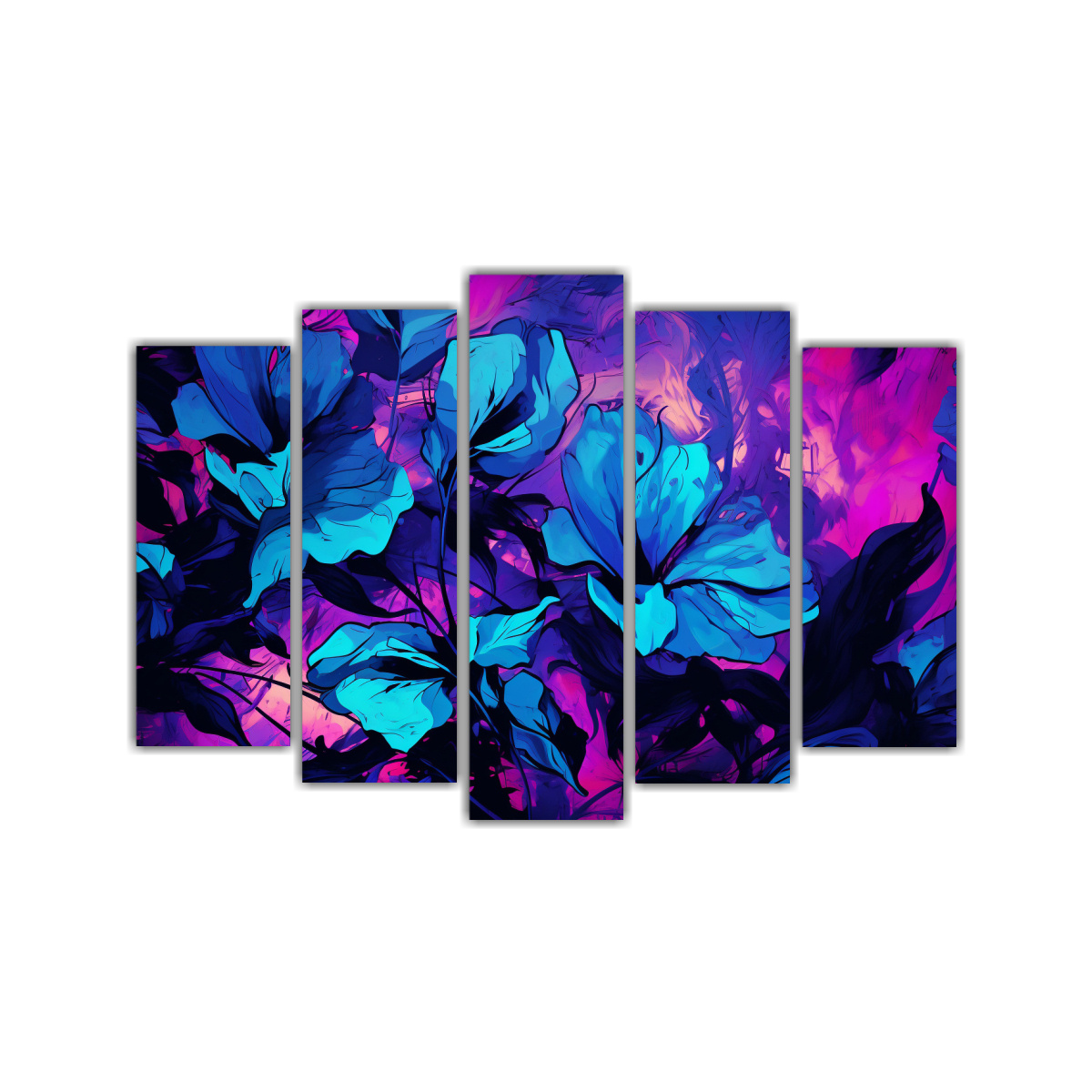 PINTURAS DE TELA NEONOIR CON ARTE GRÁFICO EN 150X100 CM - 1