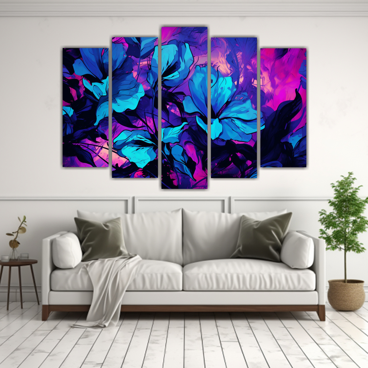 PINTURAS DE TELA NEONOIR CON ARTE GRÁFICO EN 150X100 CM - 2