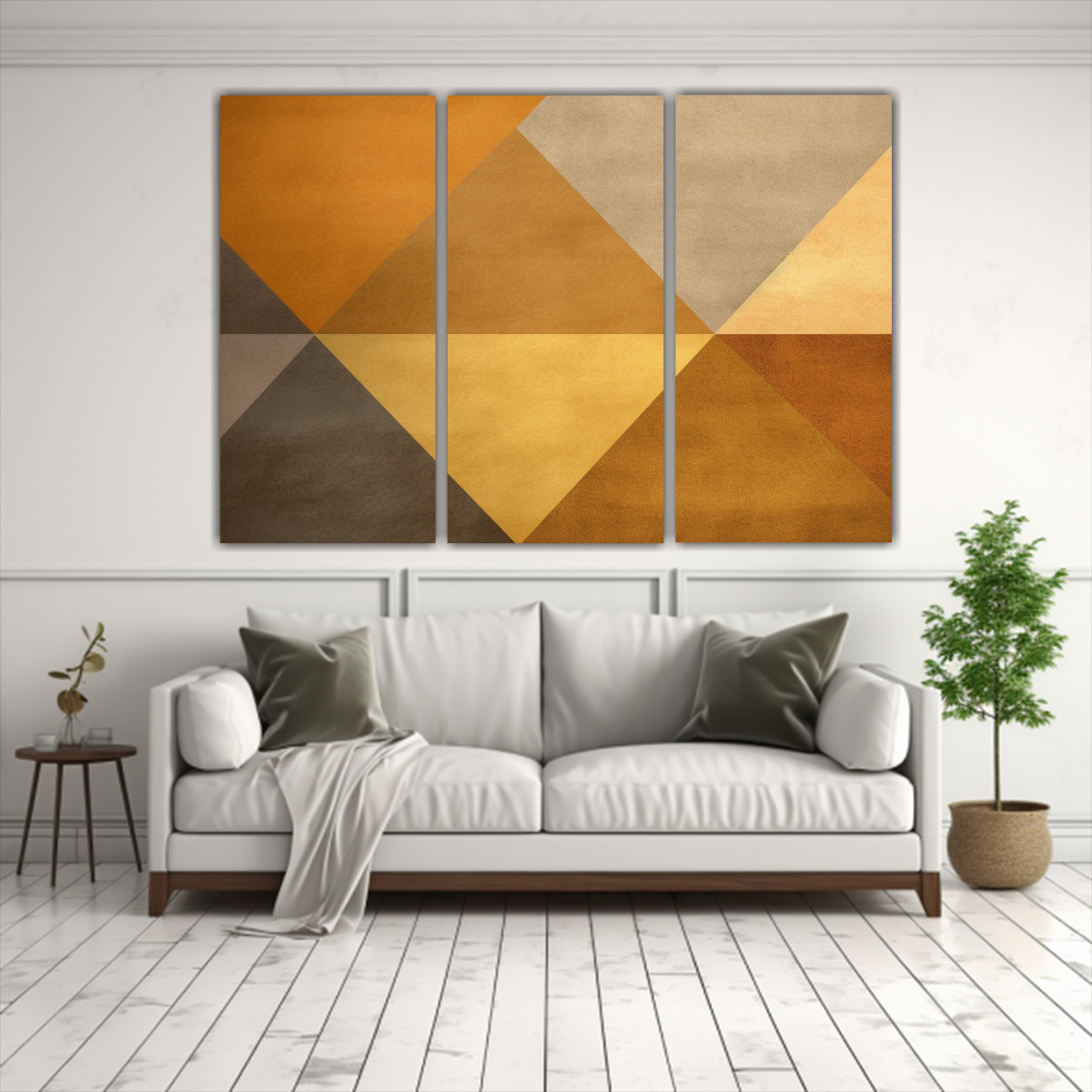 CUADRO DECORATIVO INTERIORES GEOMÉTRICO EN 210X140 CM - 2