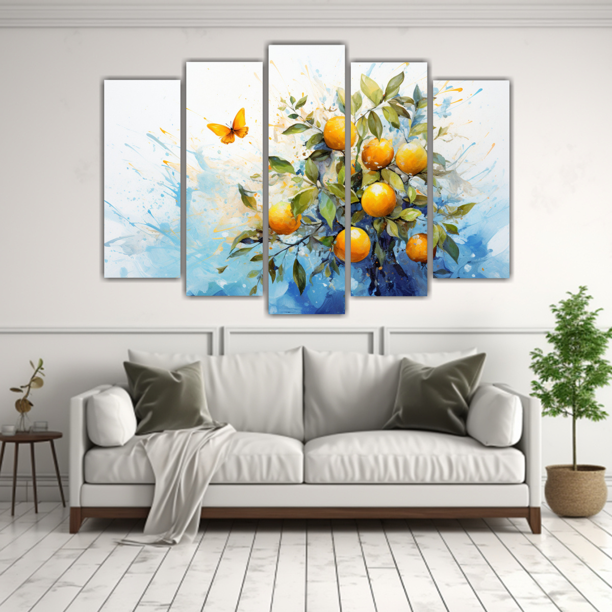 PINTURA ABSTRACTA EN BASTIDOR: COMPOSICIÓN 100X65 CM - 2