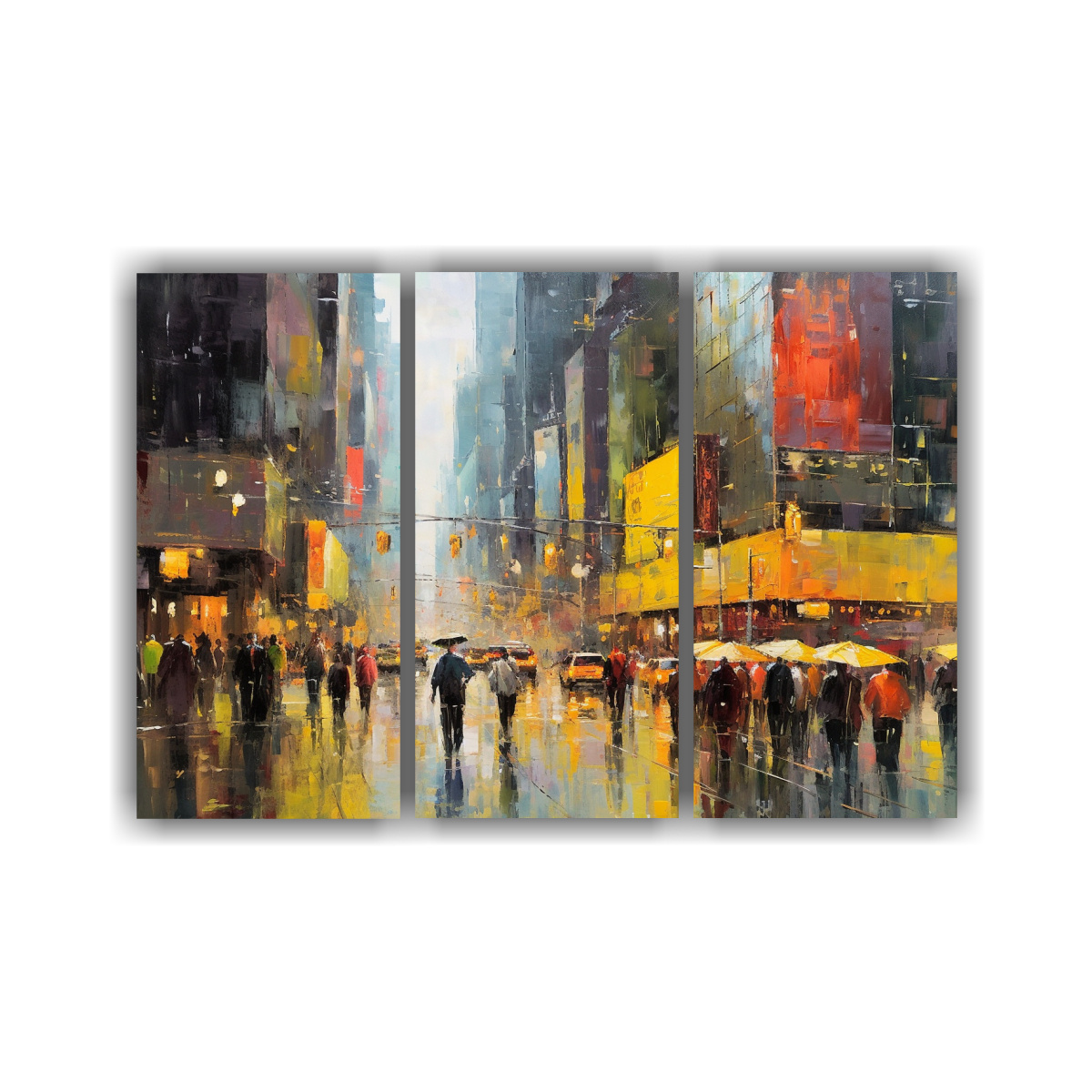 PINTURAS DECORATIVAS CON TÉCNICA IMPASTO 210X140 CM - 1