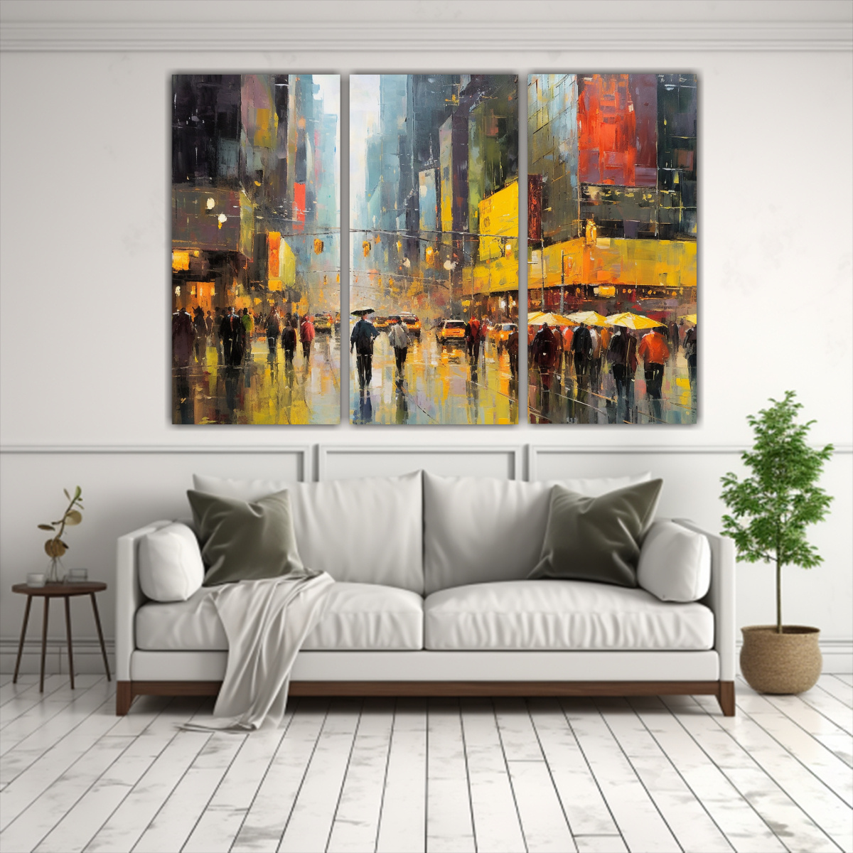 PINTURAS DECORATIVAS CON TÉCNICA IMPASTO 210X140 CM - 2