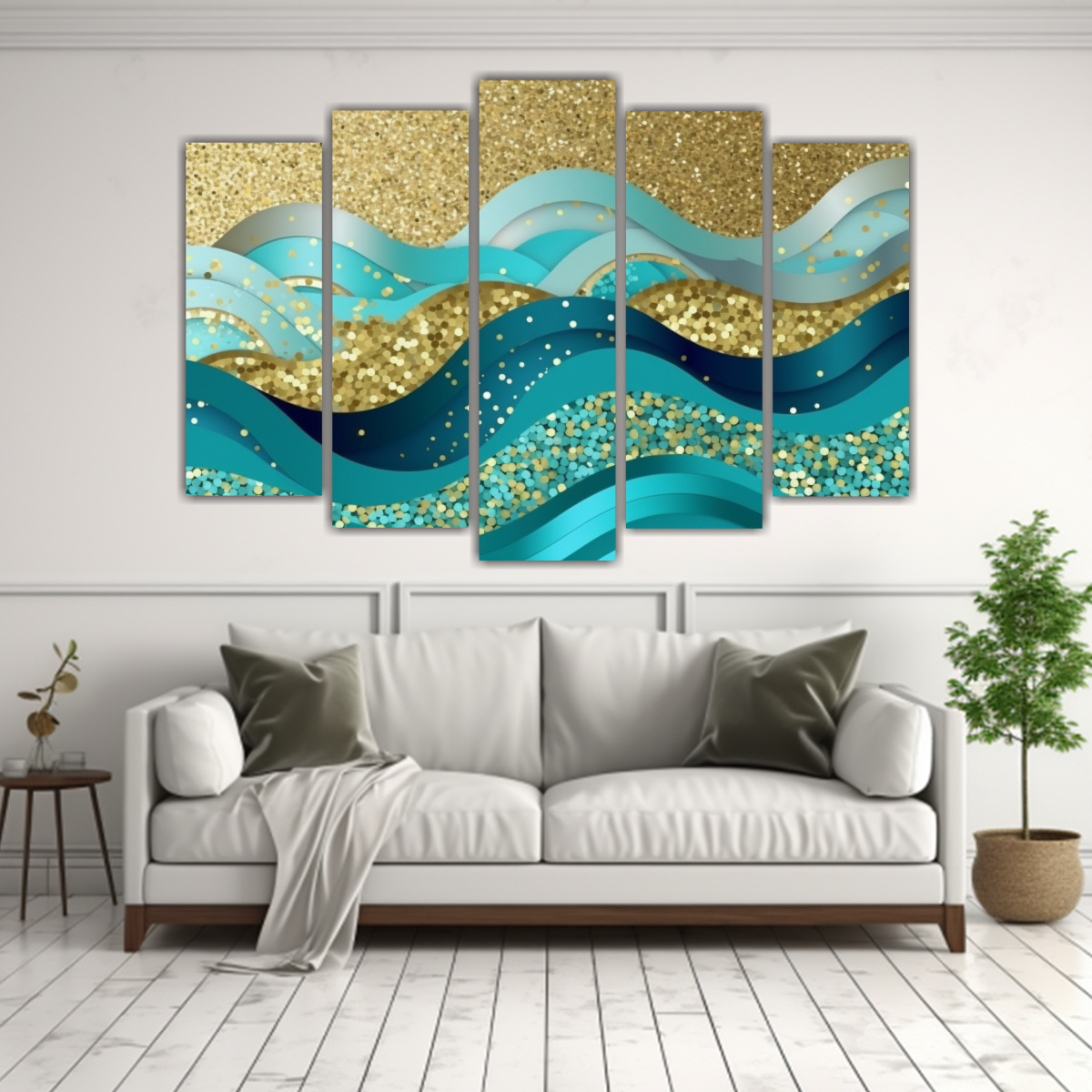 PINTURAS EN BASTIDOR ABSTRACTAS CON IMPACTO 125X75 CM - 2