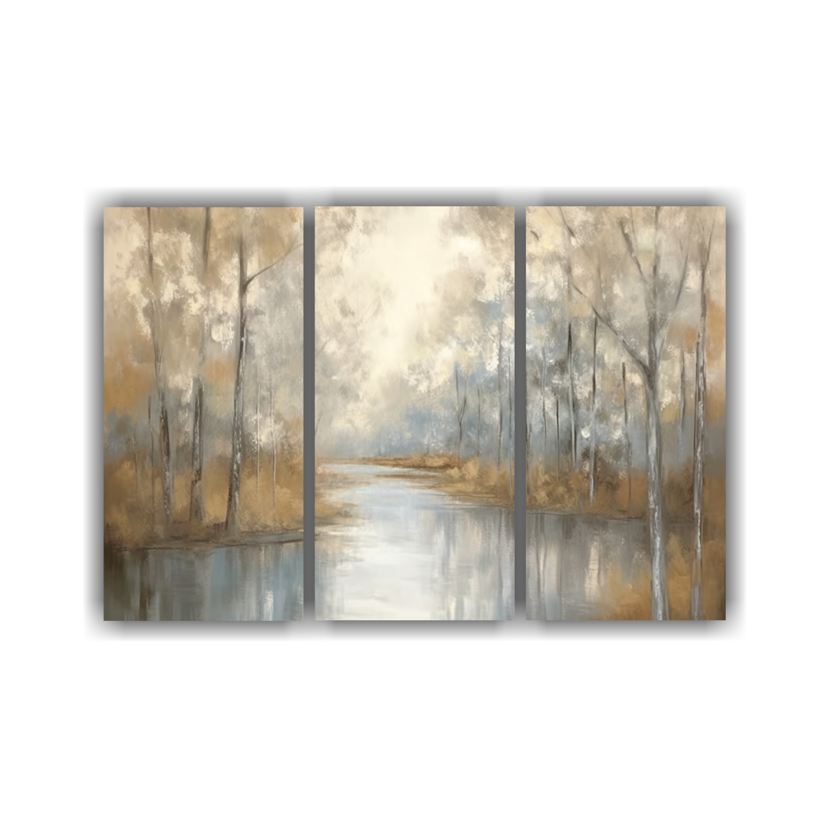 CUADROS DE DECORACIÓN CON SALPICADURAS DE 120X80 CM - 1