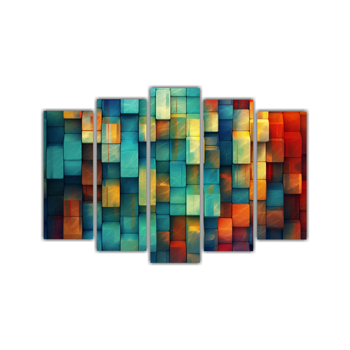 DISEÑO COLORIDO INSPIRADO EN EL ARTE RUSO PARA 150X100 CM - 1