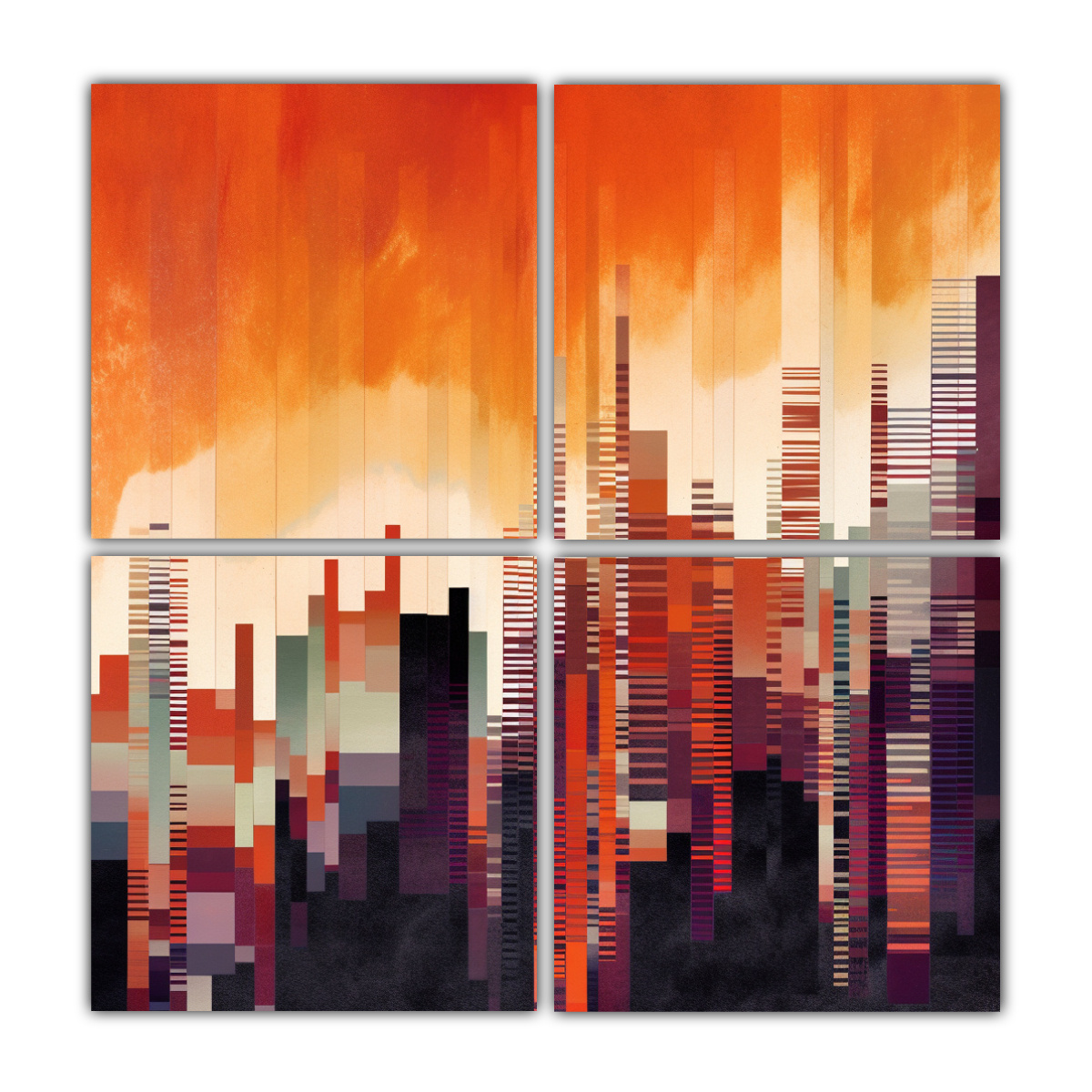 PINTURAS DECORATIVAS MODERNAS JAZZBOS PARADOX 140X140 CM - 1