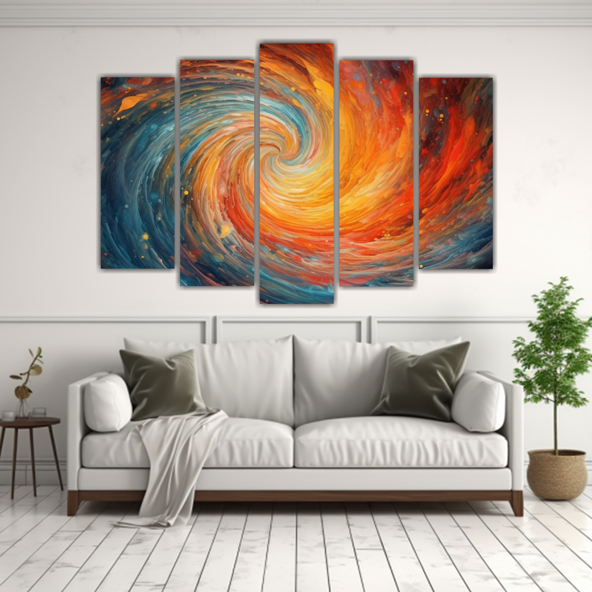 PINTURAS DECORATIVAS LIENZO MODERNO MENTE ACTIVA 100X65 CM - 2
