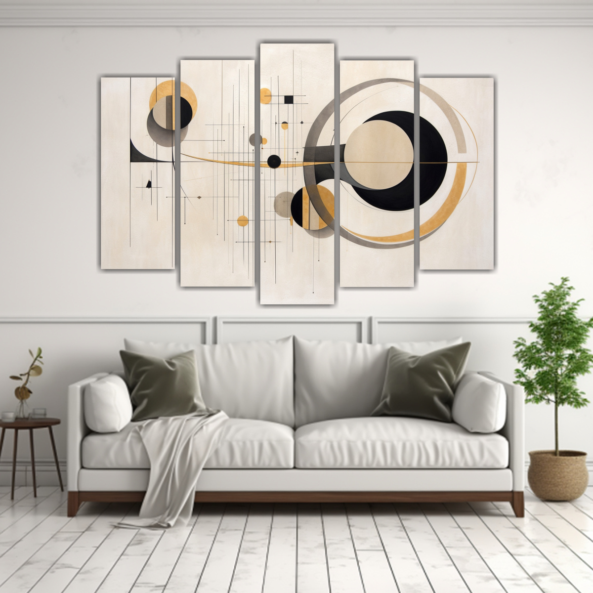 CUADRO DECORATIVO: GEOMETRÍA PRECISA Y FORMAS 150X100 CM - 2