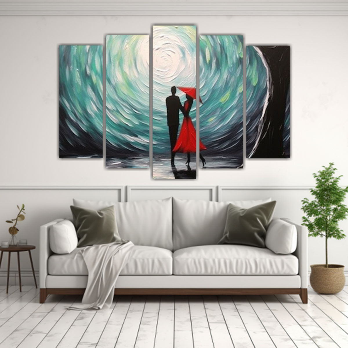 CONJUNTO 5 CUADROS FOTOGRAFÍA ESTRELLADA 125X75 CM - 2